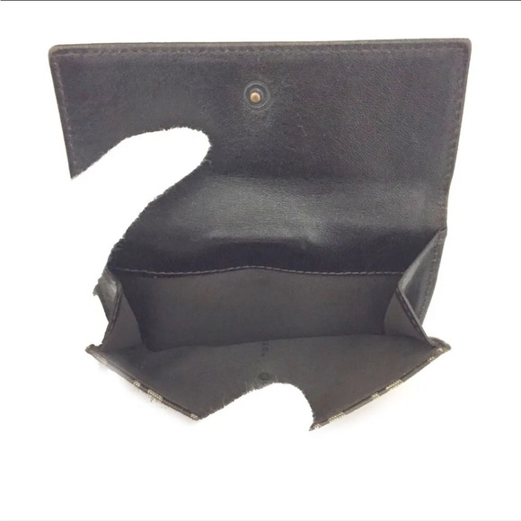 1F5080 FENDI Zucca Canvas Leather Bifold Wallet - Picture 6 of 11